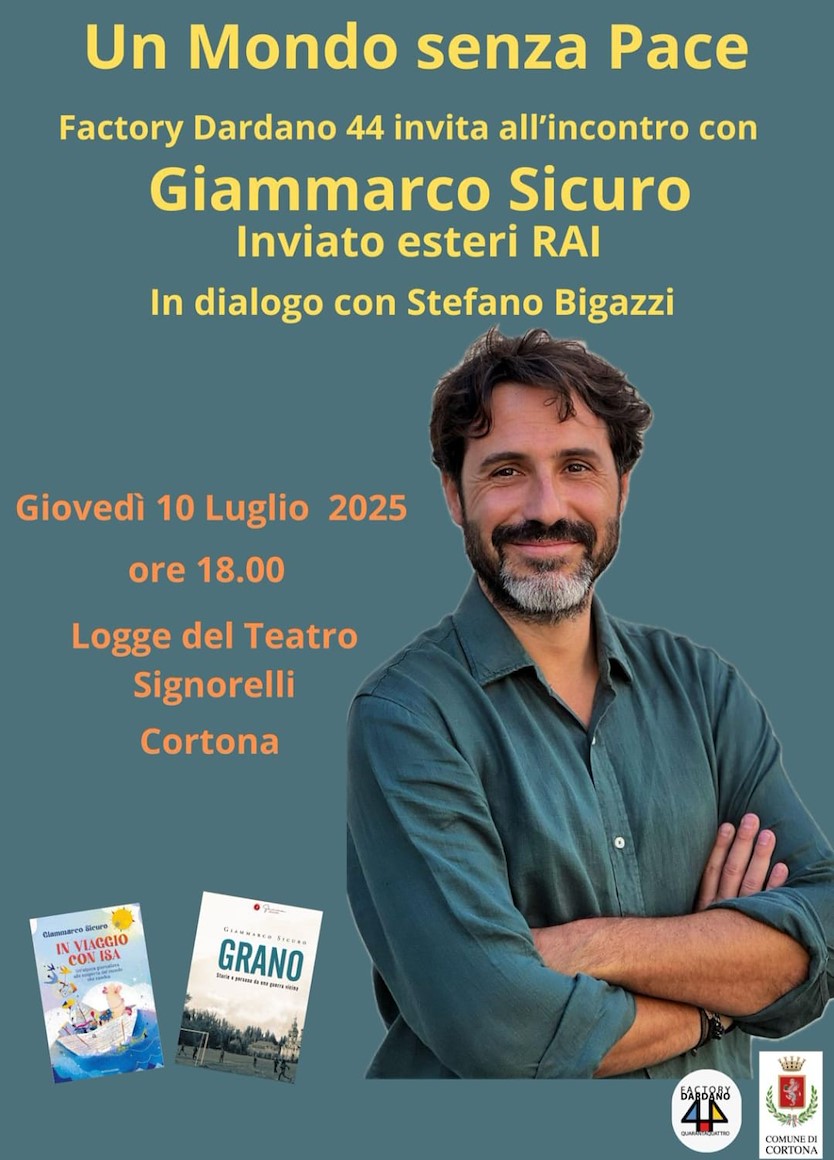 «Un mondo senza pace», presentazione del libro di Gianmarco Sicuro