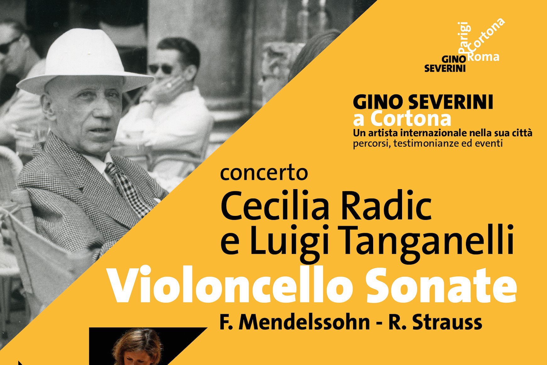 Violoncello e pianoforte celebrano Gino Severini. Il concerto di Radic e Tanganelli
