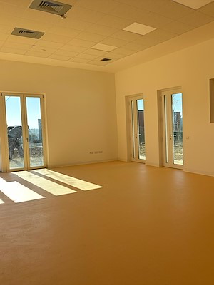 Sopralluogo del sindaco al cantiere del nuovo nido «Il Castello»