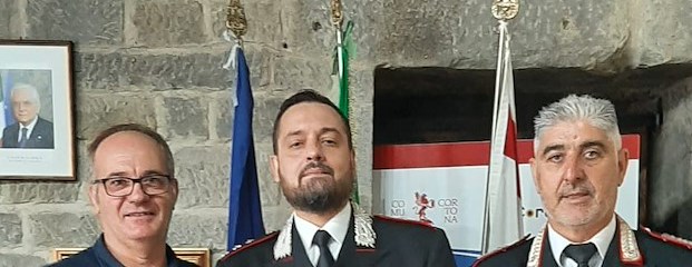 Il neo comandante della compagnia dell’Arma dei carabinieri ricevuto in Comune