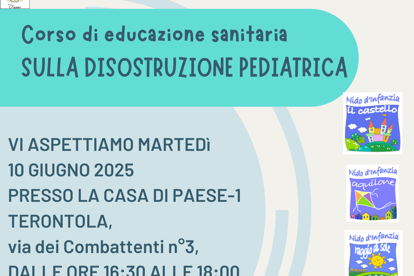 Corso disostruzione pediatrica
