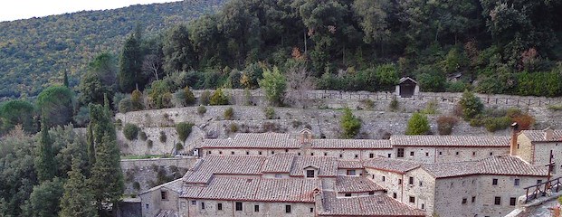 I lavori di riqualificazione del piazzale dell’Eremo de Le Celle