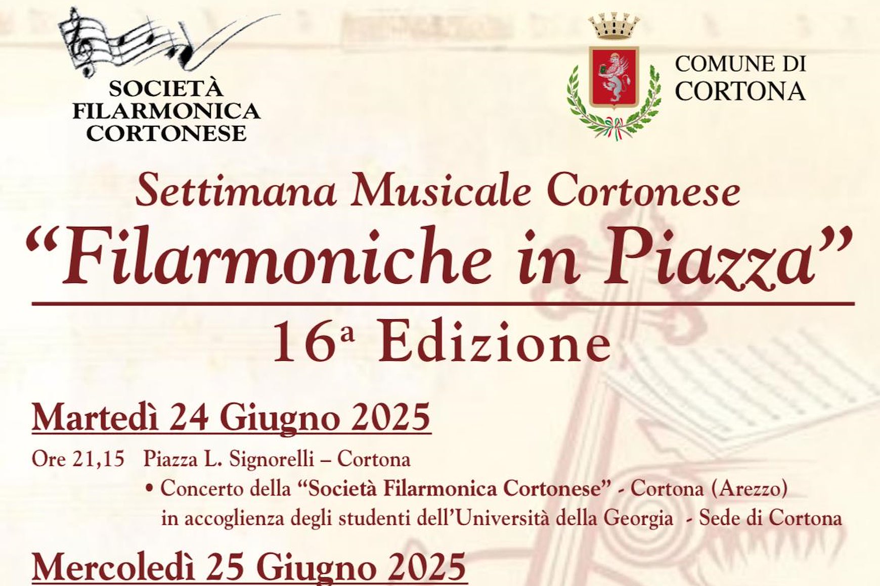 Filarmoniche in piazza
