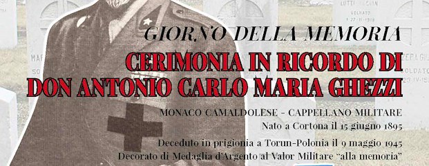 Giorno della Memoria, cerimonia in ricordo di Don Antonio Carlo Maria Ghezzi