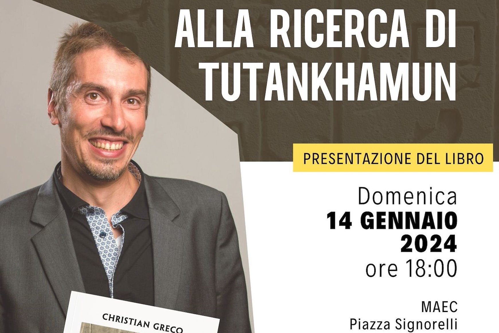 presentazione libro con Christian Greco