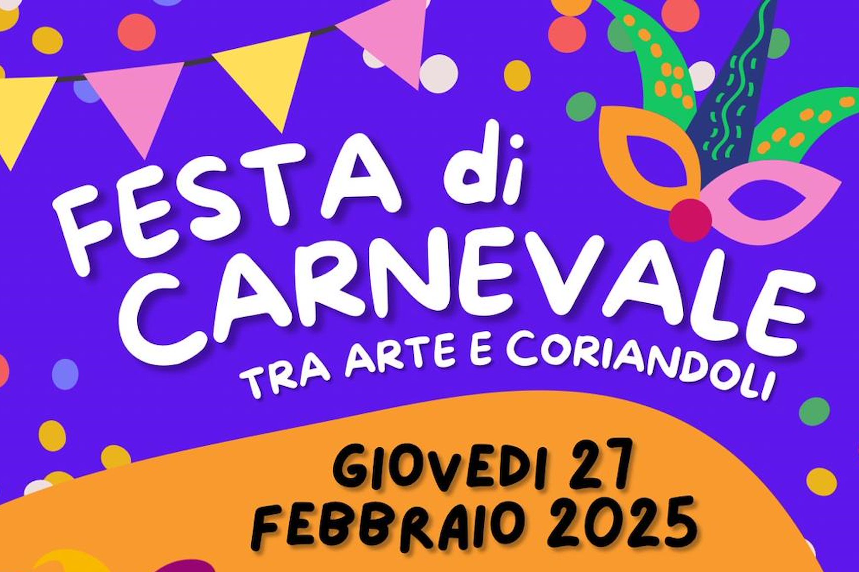 Festa di Carnevale tra arte e coriandoli