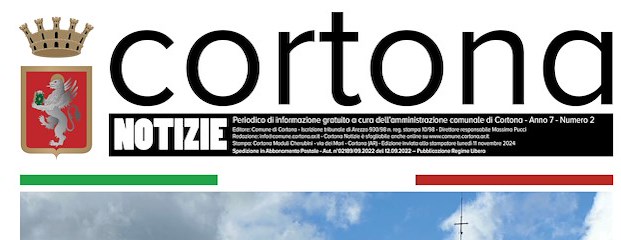 È in distribuzione il nuovo numero di «Cortona Notizie», edizione di fine anno