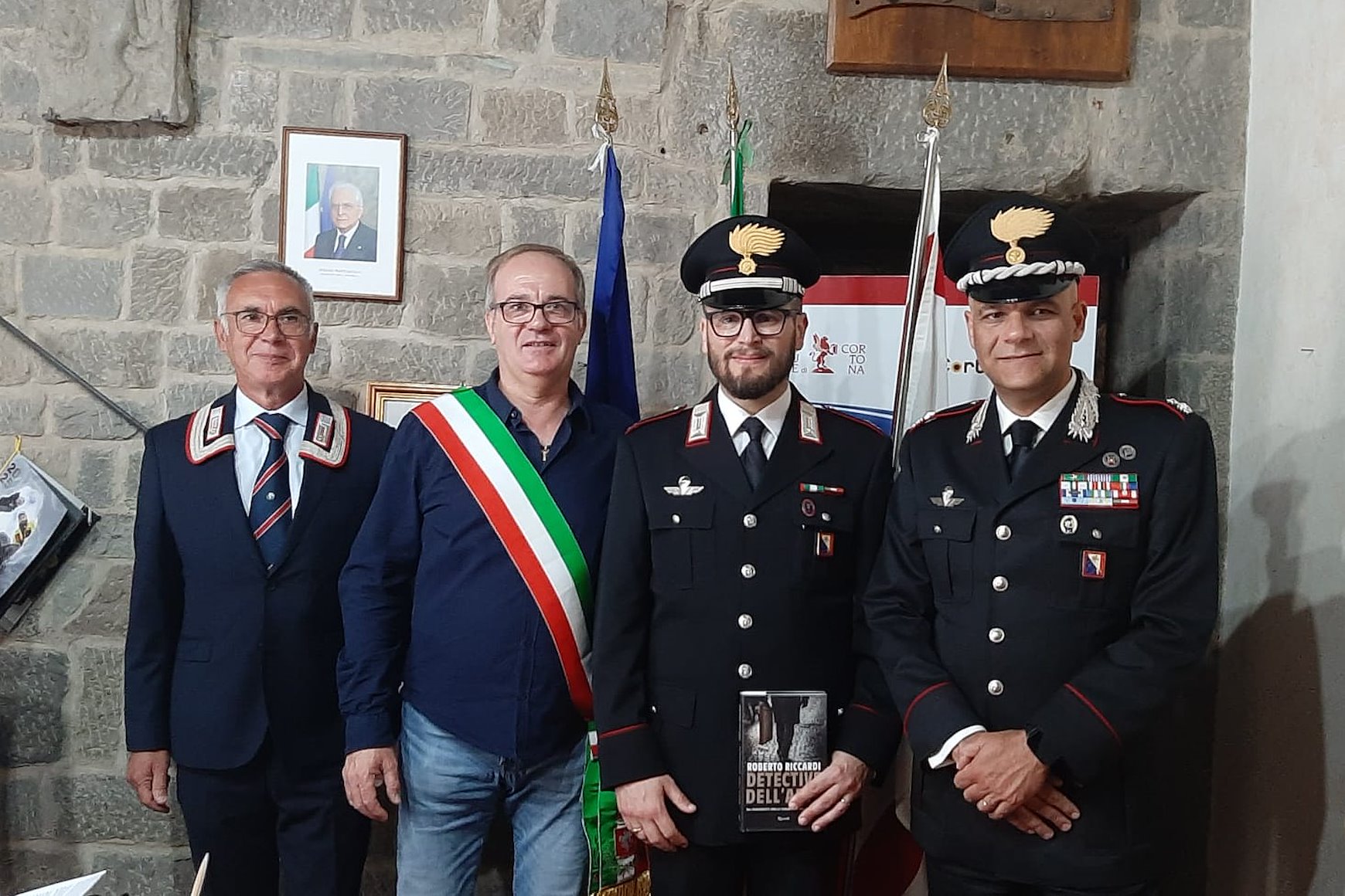 Il sindaco ringrazia i militari che hanno prestato servizio sul territorio