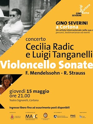 Violoncello e pianoforte celebrano Gino Severini. Il concerto di Radic e Tanganelli